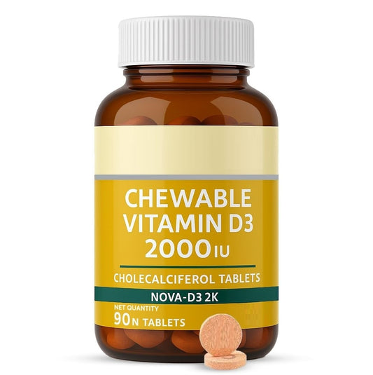 Vitamin D3 2000 IU Tablets 90 Count