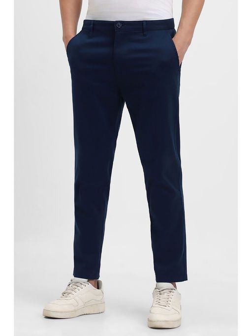 Solid Tapered Fit Pants For Men