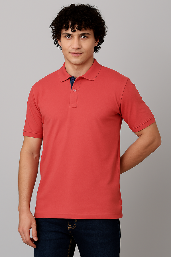 Men T-shirt, Pink (Size-M)