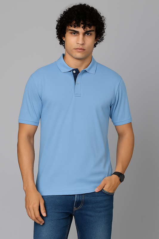 Men T-shirt, Blue (Size-S)