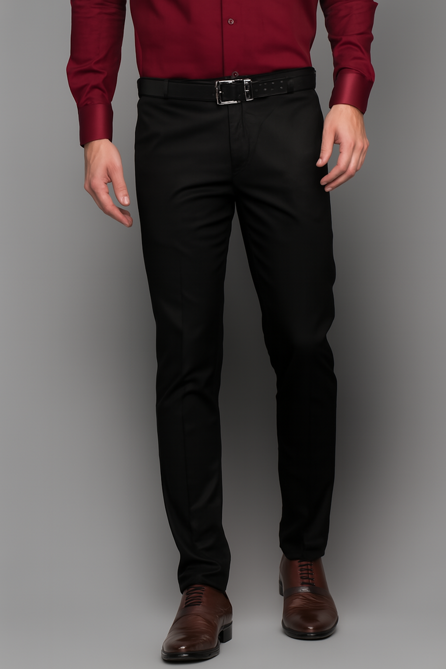 Men Formal Pant-Black (Size-30)