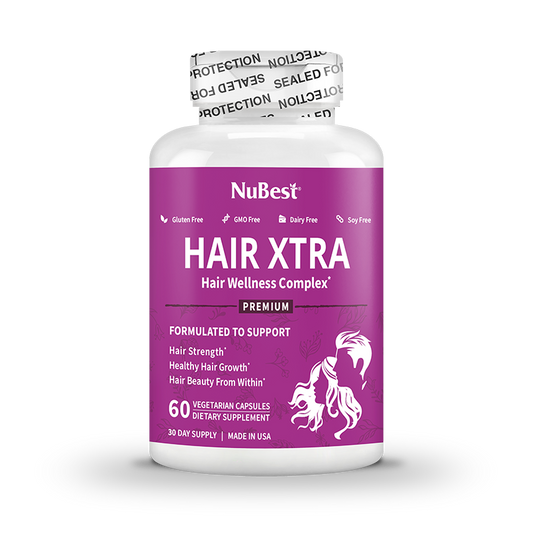 Hair Xtra Hair Growth Support for Men & Women, 60 Vegan Capsules